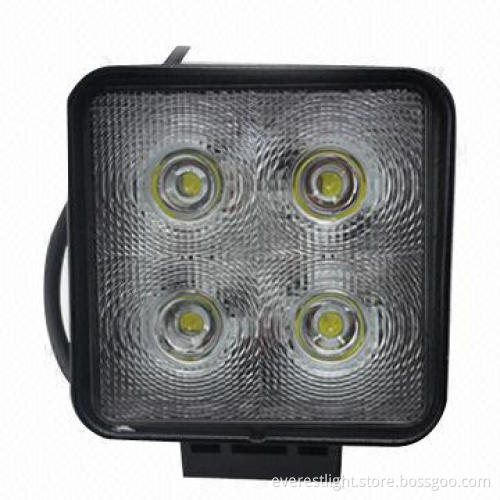4-piece LED spot lamp/work light, 30W power